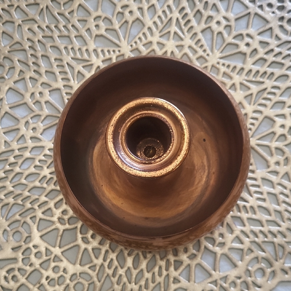 Coppercraft Guild Solid Copper Candlestick Holder